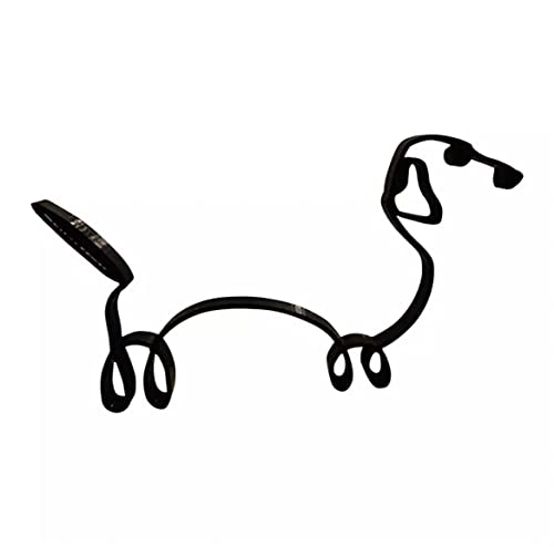 アルミ製 モダンオブジェ インテリア 置物 オブジェ 装飾 シンプル 【ダックス犬】